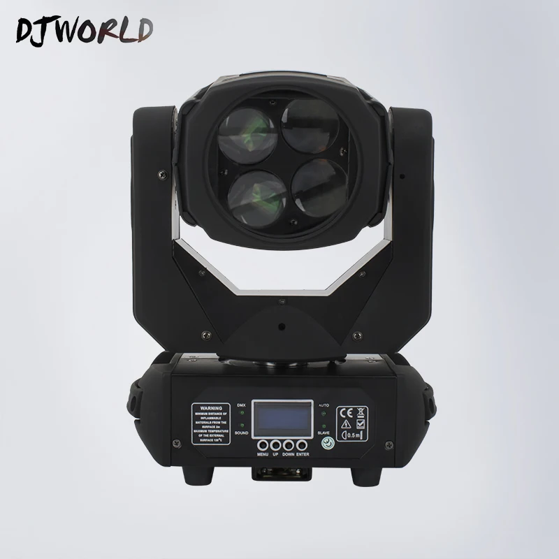 LED Super Beam 4x25 Вт RGBW движущаяся головка освещения Рождественская | Эффект освещения сцены -32862582576