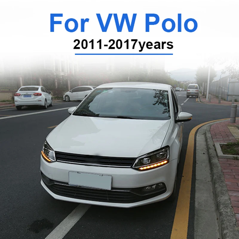 Набор для автостайлинга Volkswagen фары Polo в сборе 2011 2017 светодиодный противотуманный