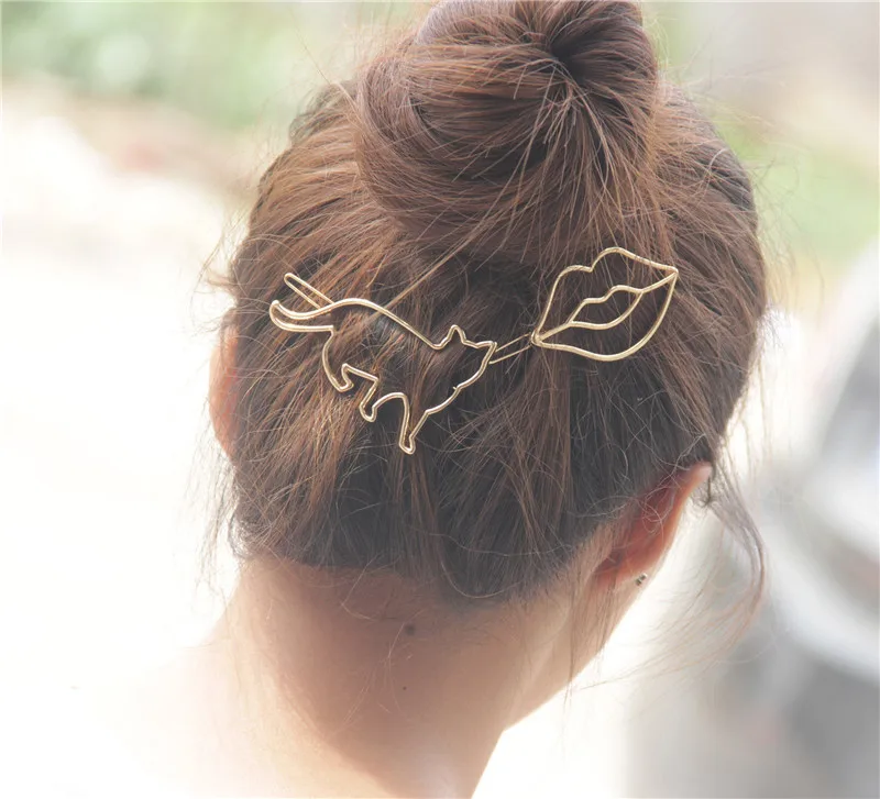 1 шт. Женская Металлическая Заколка-пряжка для волос с искусственным жемчугом |