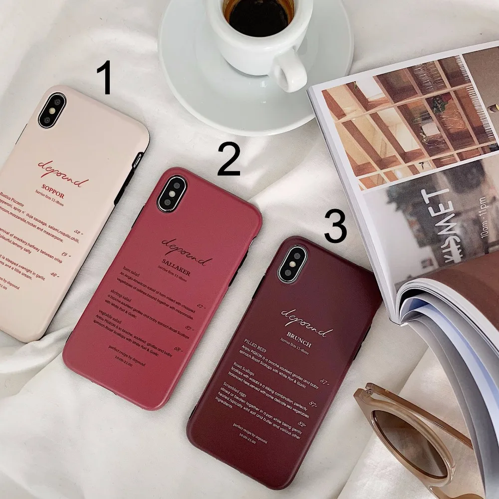 PGSD осенне-зимний цветной Простой корейский Чехол для мобильного телефона iphone XS MAX