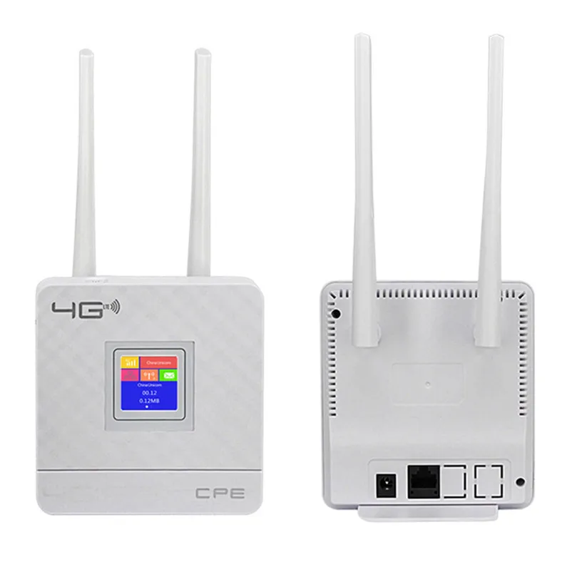 4G LTE CPE Wifi Router Broadband Unlock Modem 300Mbps 3G Mobile Wireless Hotspot WAN/LAN Port Antenna Gateway with Sim Card Slot images - 6