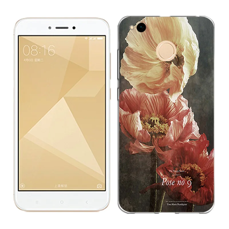 Для Xiaomi Redmi 4X Чехол, мягкий силиконовый чехол из ТПУ, для Xiaomi Redmi 4X5,0 дюймов, Ультратонкий чехол с пейзажем xaomi 4x4 x
