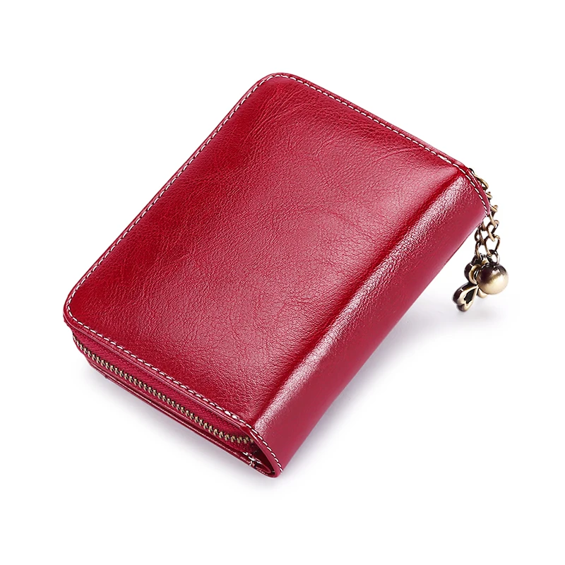 Кошелек Sendefn из лакированной кожи качественный короткий женский кошелек на
