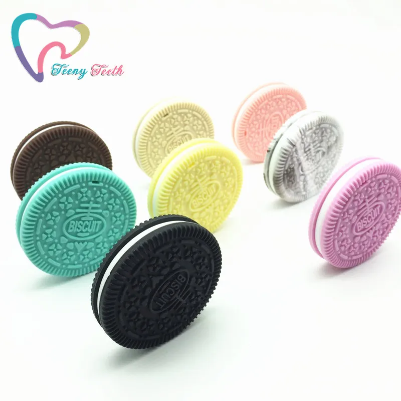 5 шт. силиконовые кулоны для прорезывателя зубов|silicone pendant|cookies pendantsilicone teether pendant |