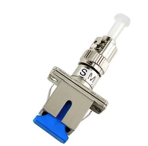 ST папа SC Женский Гибридный волоконно-оптический адаптер конвертер Разъем SM 9/125