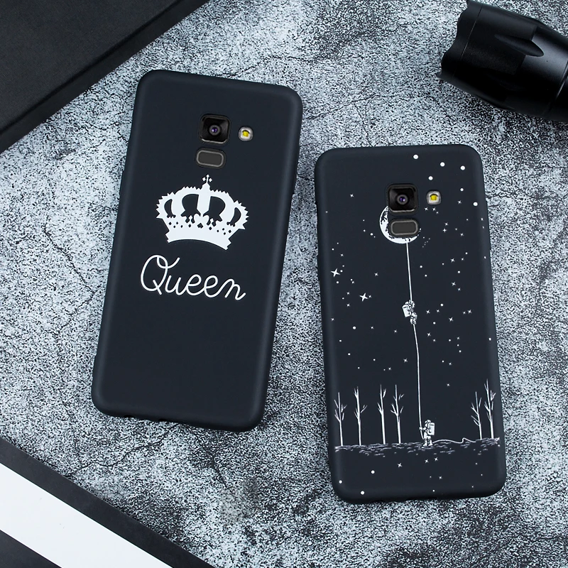 Для samsung S9 плюс примечание 9 S8 S7 край A5 2017 A6 2018 силиконовый чехол матовый Мягкий ТПУ