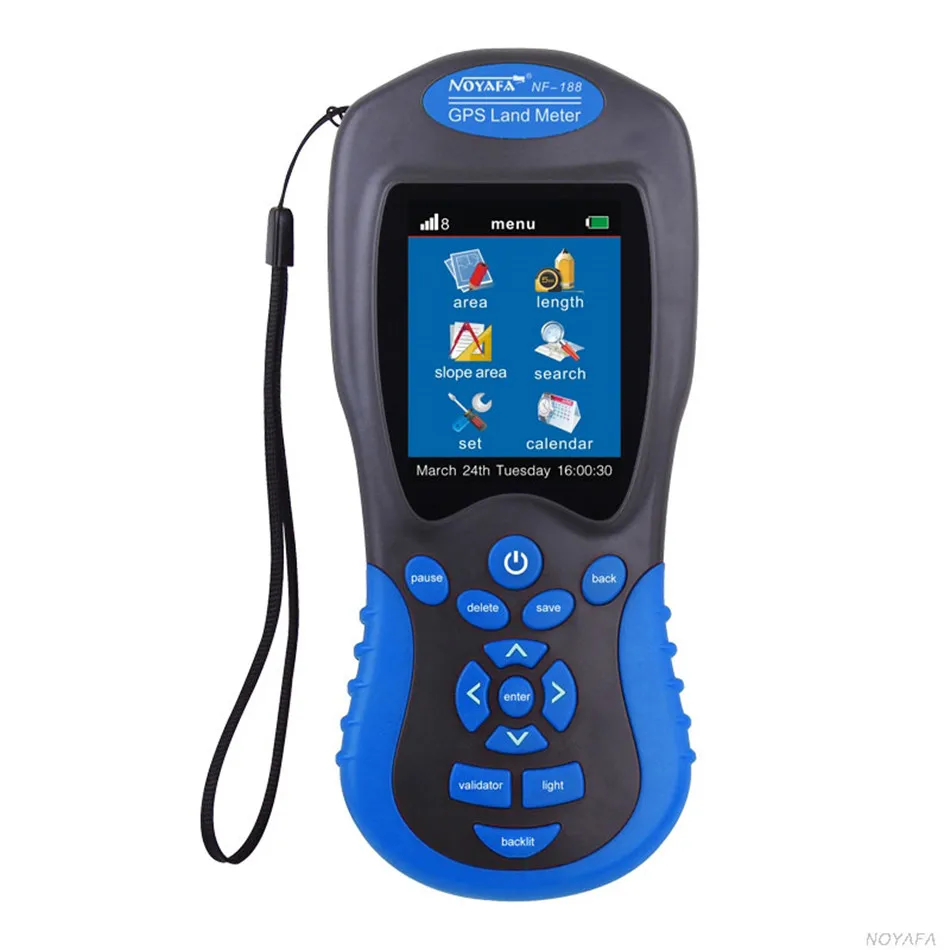 

Noyafa handheld GPS Test Devices Land Measuring Instrument method Manual and automatic