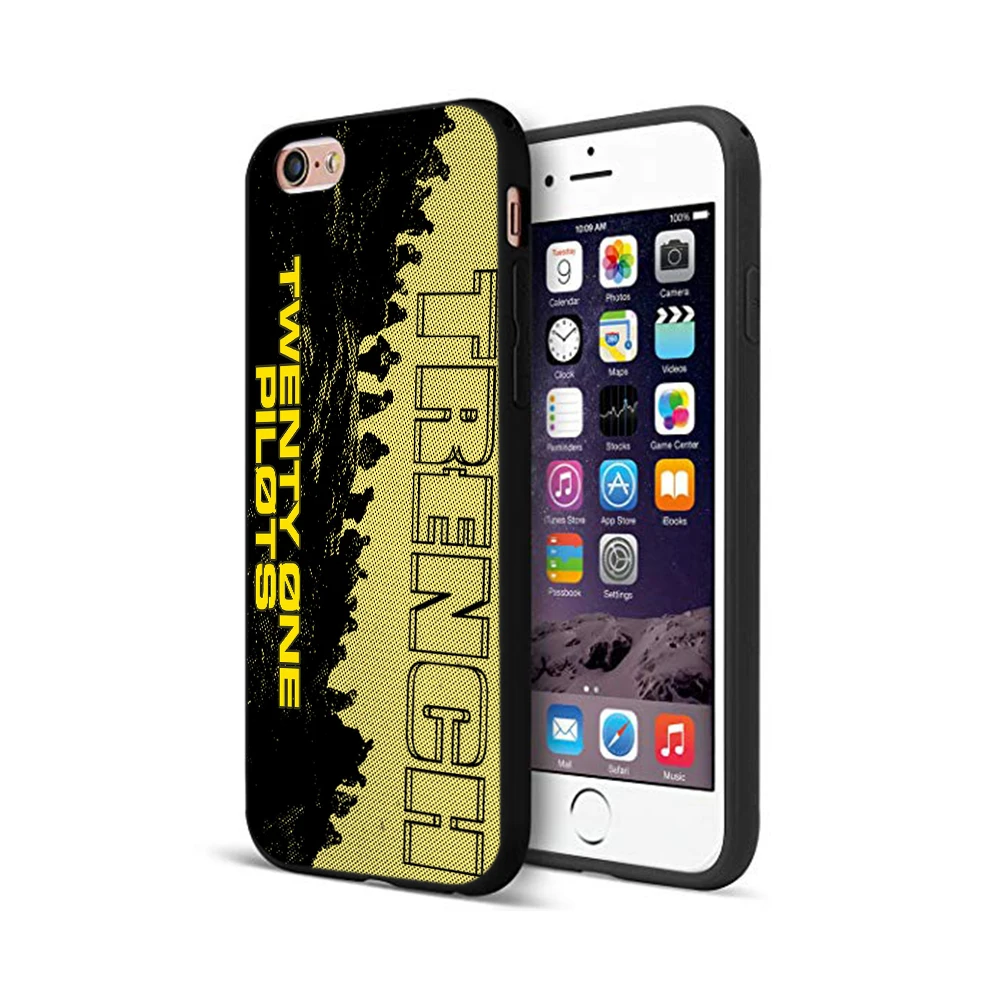 Черный чехол из ТПУ для iphone 5 5s se 6 6s 7 8 plus x 10 силиконовый XR XS 11 pro MAX Twenty One Pilots trench 21 |