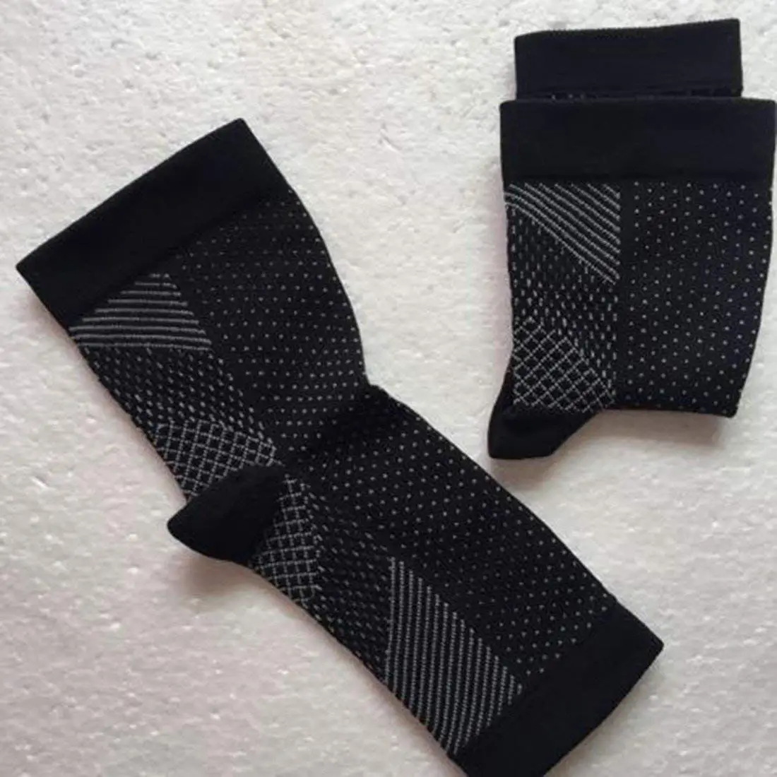 

LGFM-1 Pair Foot Ankle Compression Socks Anti Fatigue Varicose Feet Sleeve Outdoor