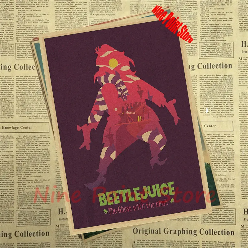 Ужасный фильм крафт-бумага плакат стены искусства картины для украшения