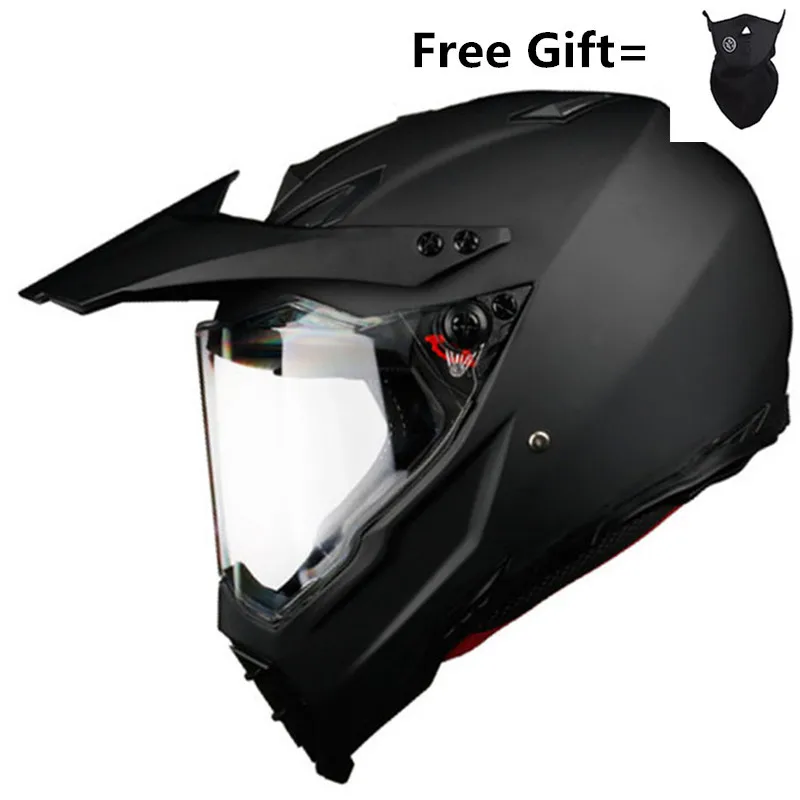 Hot Sell Gloss Black Helmet Motorcycle Racing Bicycle Helmet  Atv Dirt Bike Downhill Mtb Dh Cross Helmet Capacetes S M L Xl Xxl