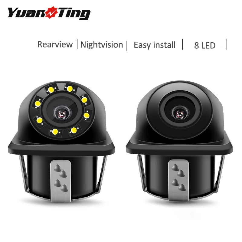 YuanTing CMOS камера заднего вида IP68 водонепроницаемая 170 широкоугольная 8 светодиодов
