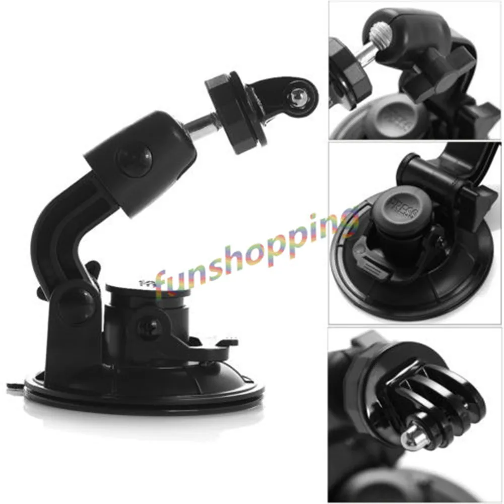 Универсальный автомобильный держатель на присоске для камеры Gopro Hero 6/5/4/3