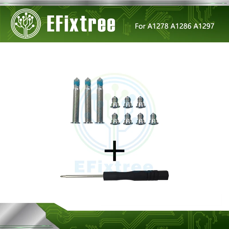 Set Lower Srew For Macbook Pro Retina 13'' 15'' Bottom Case Screws Rubber Feet A1278 (2008-12) A1286 A1297 (2009-11) |