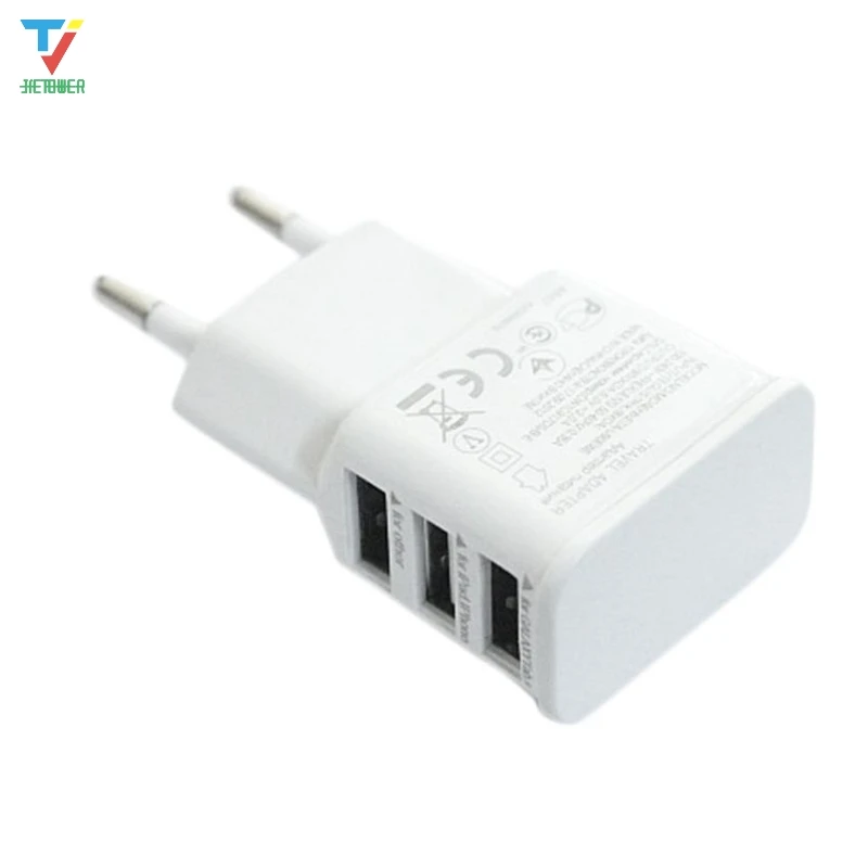 100 шт./лот EU Plug 1/2/3 порта USB настенное зарядное устройство адаптер для Iphone Samsung Android