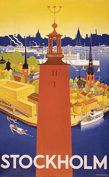 Skl зимний спортивный Пейзаж Швеция путешествие чудо Скандинавская Скандинавия