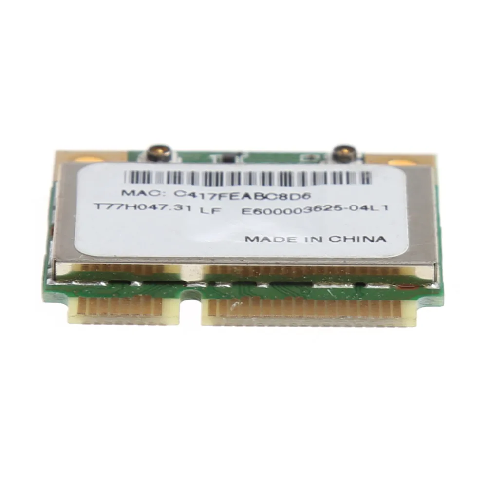 AR5B93 AR9283 половинной высоты Mini PCI-E Беспроводной Wlan Wi-Fi карты 300 Мбит/с для Atheros