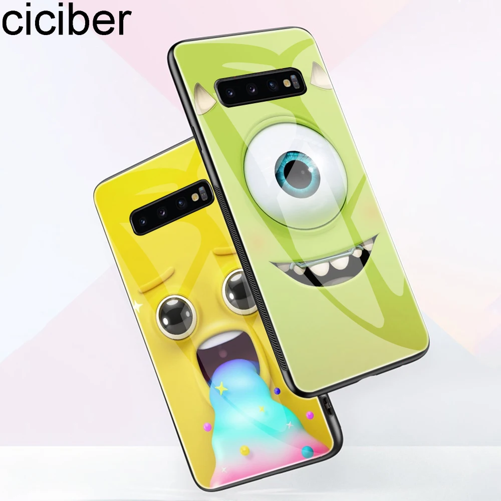 Ciciber чехол для телефона из закаленного стекла samsung Galaxy S10 + S10e Plus Lite жесткая задняя