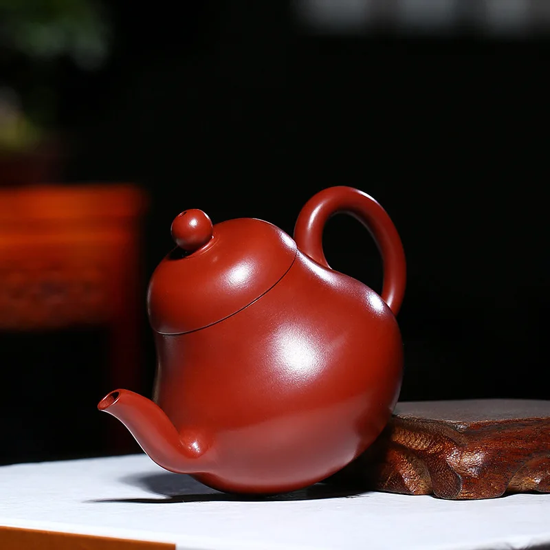 Ручная работа НЕОБРАБОТАННАЯ руда Dahongpao ситинг горшок кунг-фу чайник и чайный набор можно распределить от имени смешанной партии