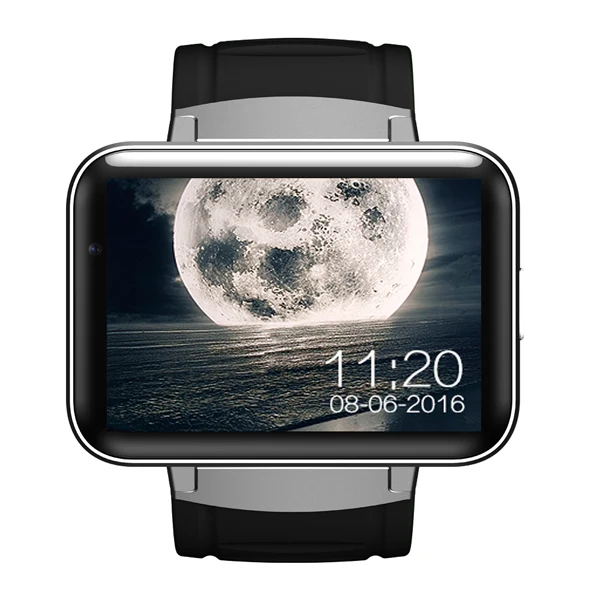 Серебристый LETINE gps Смарт часы DM98 3g 2,2 дюймов шагомер наручные часы телефон для подключенных Android OS поддержка мужские и женские часы - Цвет: Серебристый