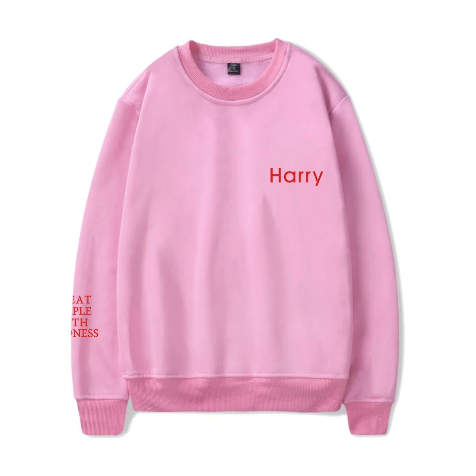 VAGROVSY Harry Styles пуловеры для женщин и мужчин Гарри обрабатывать людей с добротой письмо толстовки популярные хип-хоп толстовки