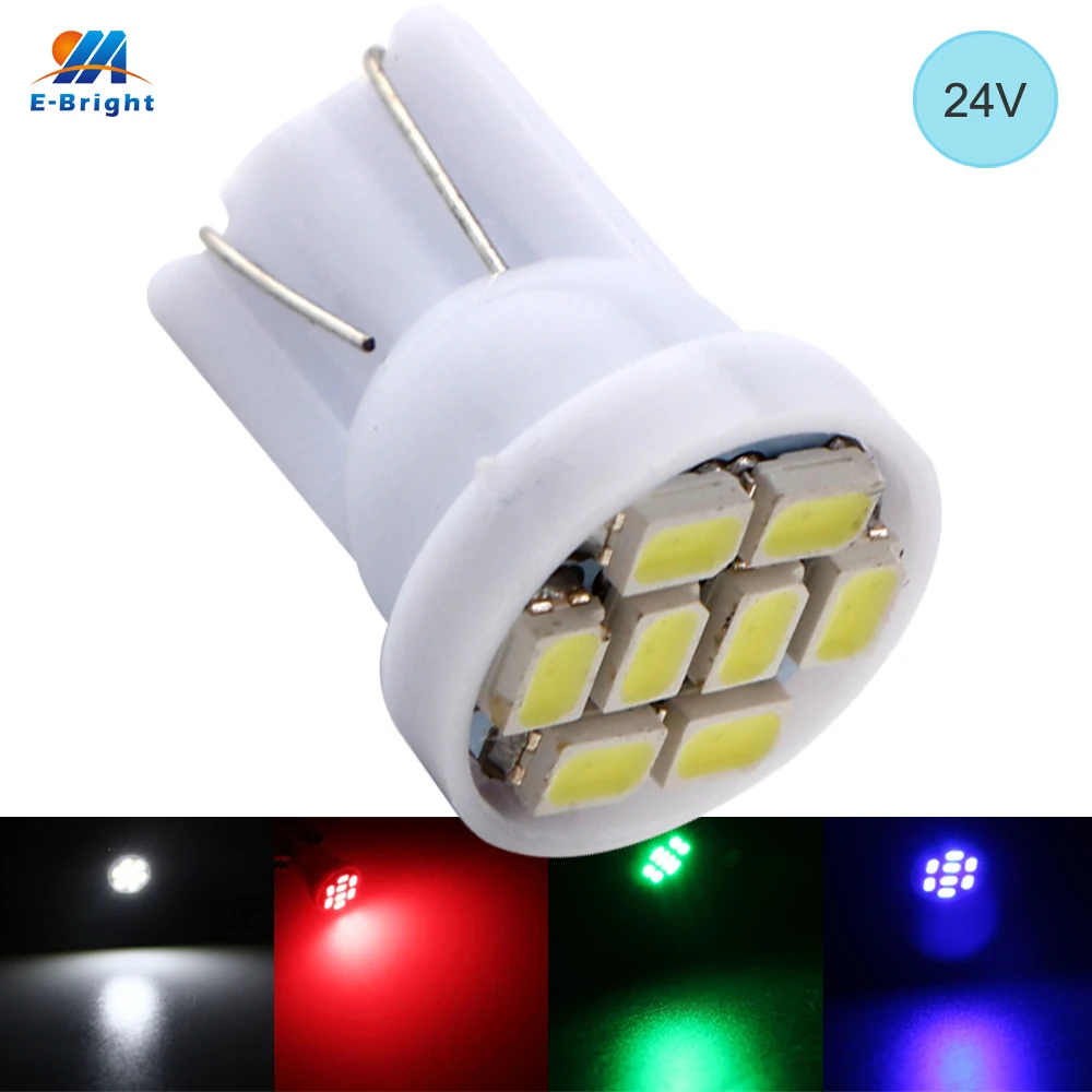 1000 шт. автомобильные светодиодсветодиодный лампы T10 194 168 W5W 24 В DC 2825