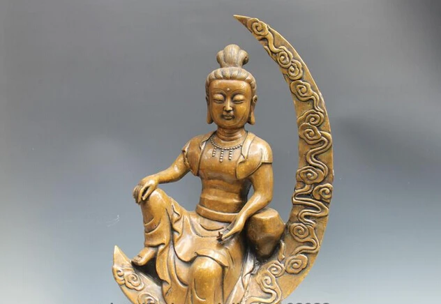 Ремесла Искусства 26 &quotТибет Народная Буддизм Чистая Бронза Медь Комфортно