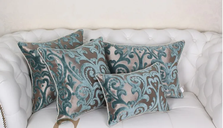 Роскошная велюровая наволочка с 3D эффектом для подушки домашнего декора