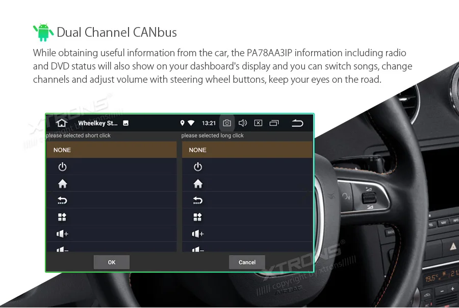 XTRONS " Android 8,1 радио gps RCA Автомобильный DVD плеер для автомобиля Audi A3 8 P 2003 2004 2005 2006 2007 2008 2009-2012 S3/RS3 Sportback