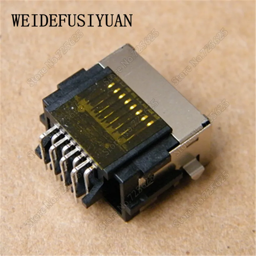10 шт. ноутбука Ethernet LAN Порты и разъёмы Замена для Asus A53 K53 a53br a53sv a53sc a53sj RJ45 разъем |