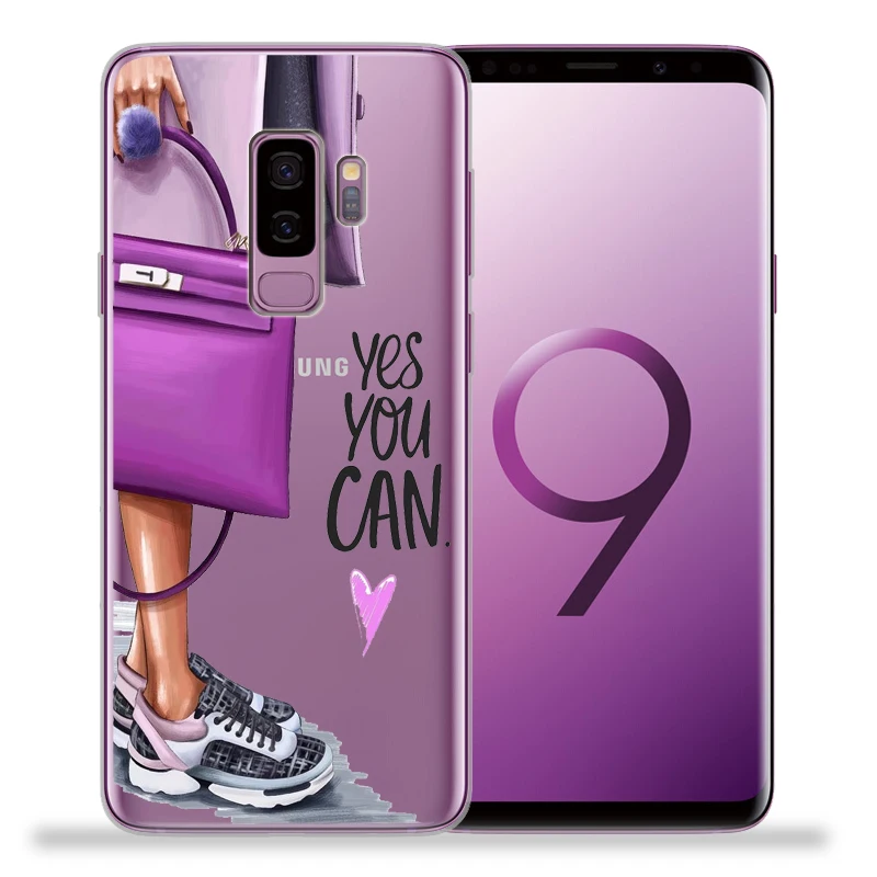 Модный женский чехол для samsung Galaxy S9 для samsung S8 S10 Plus S7 S6 Edge S10 Lite Note 8 9 Мягкий защитный чехол Etui - Цвет: 11