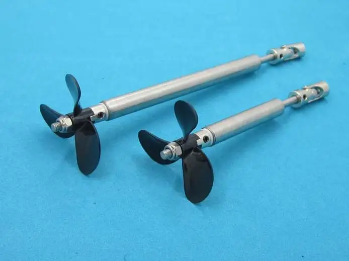 Free Shipping DIY RC Boat Model Shaft Kit 4mm Motor Drive w/Propeller Cardan Joint Set Spare Parts For | Игрушки и хобби