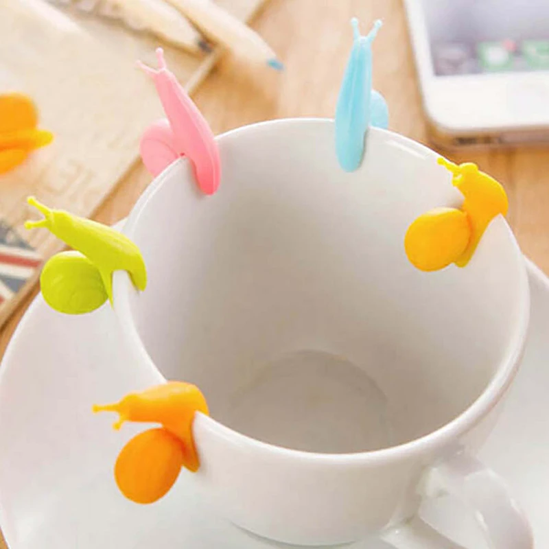 Милый мини-силикон 2019 подвесная сумка для заварки чая в форме улитки креативный