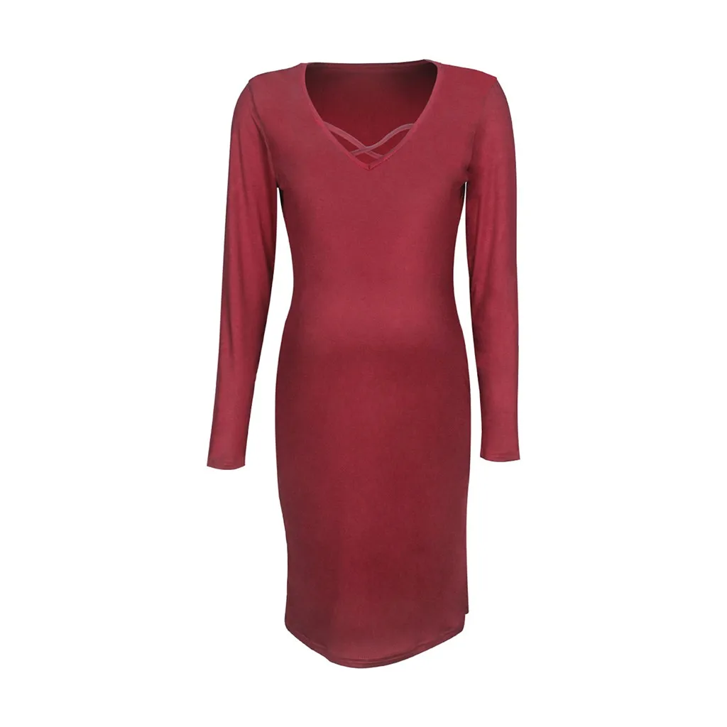 New Women Loose Casual V Neck Split Baggy Pocket Long Dress short sleeve Plus Size Beachwear Spaghetti Strap Sundress | Мать и ребенок