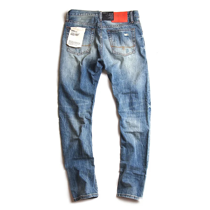 2017 известный высокое качество джинсы мужчины марка мода твердые тонкий fit