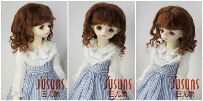 JD162 1/3 BJD парики, романтические Sauvage парики из мохера для кукол 8-9 дюймов SD кукла аксессуары