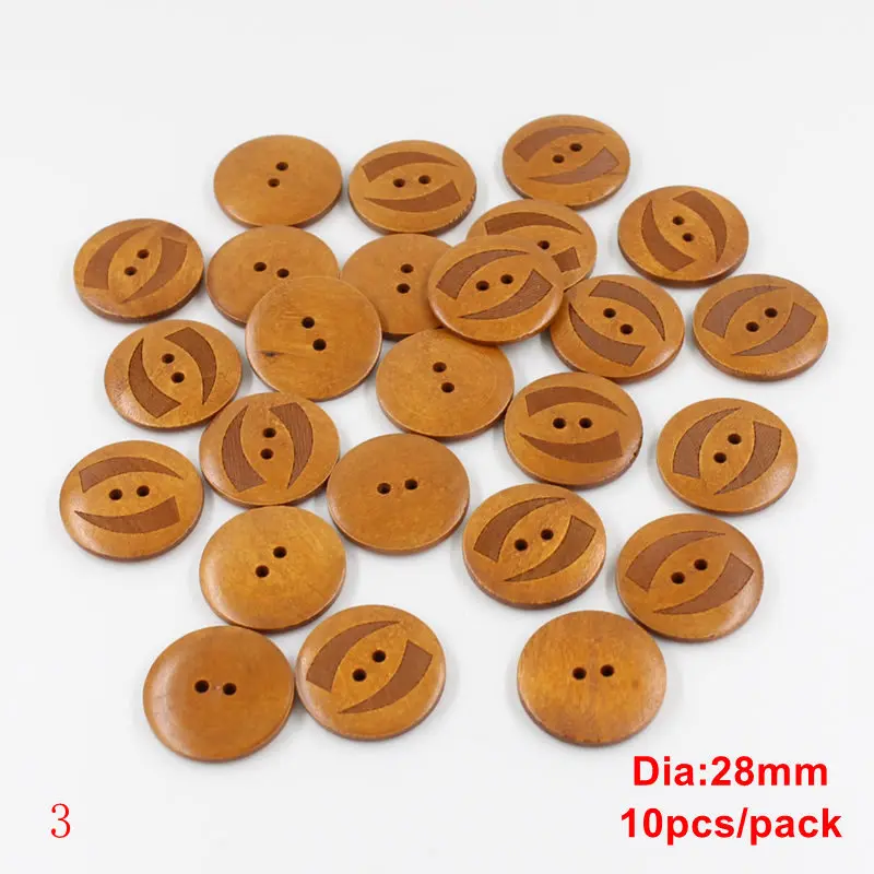 10 50 шт. круглые деревянные швейные пуговицы одежды DIY одежда декоративные для