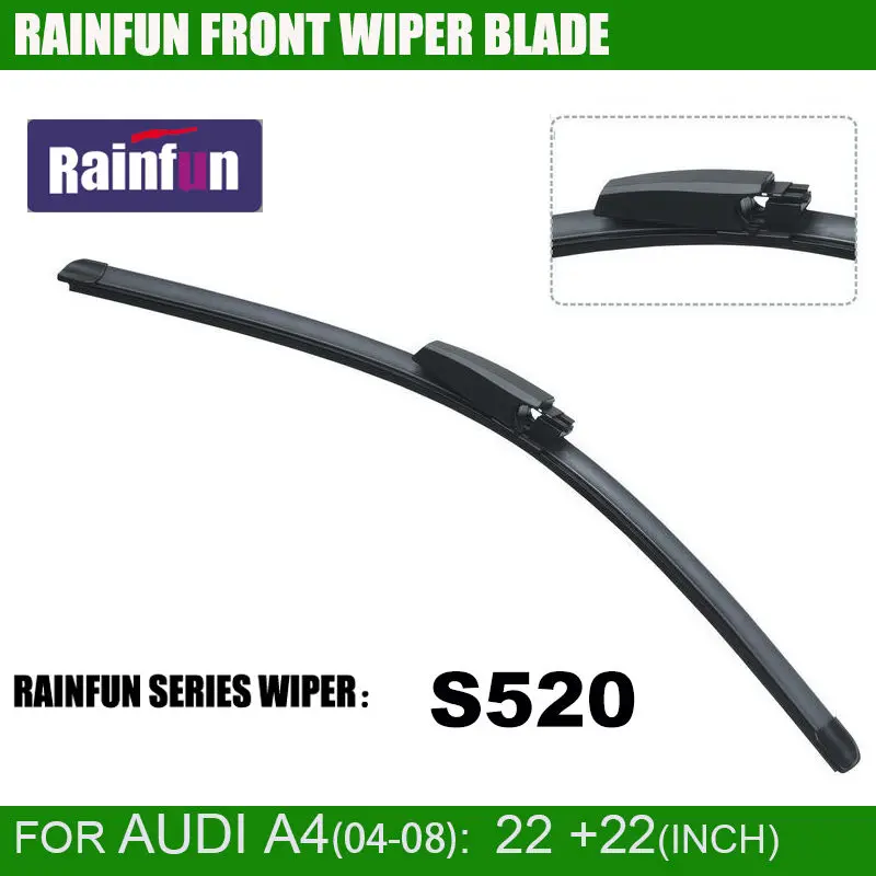 RAINFUN S520 Специальный автомобильный стеклоочиститель для AUDI A4 S4 RS4 AVANT (03 08) 2 шт. в