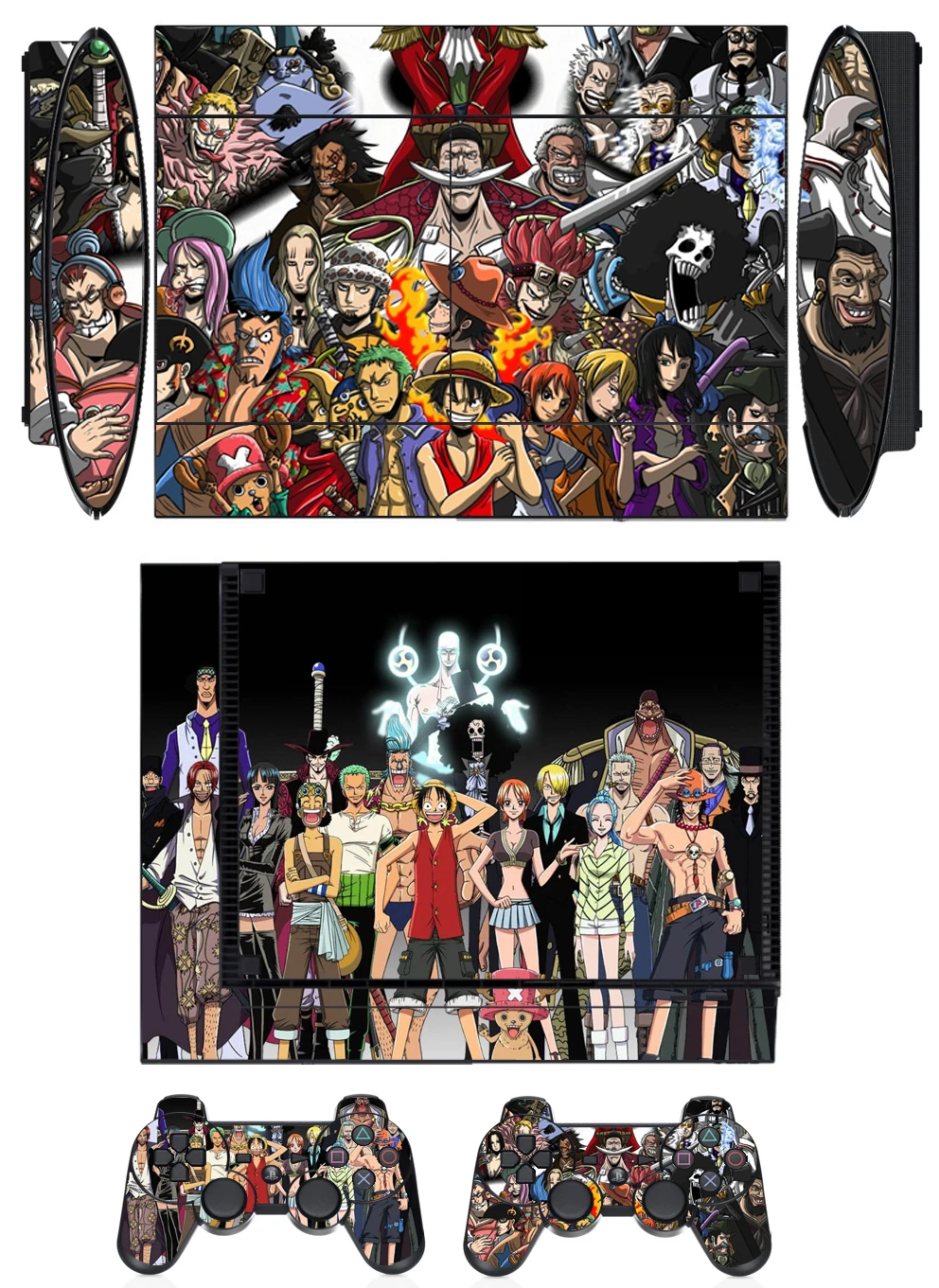 Виниловая наклейка для Sony PS3 Super Slim 4000 и 2 контроллера одна штука|protector sticker|ps3 slim