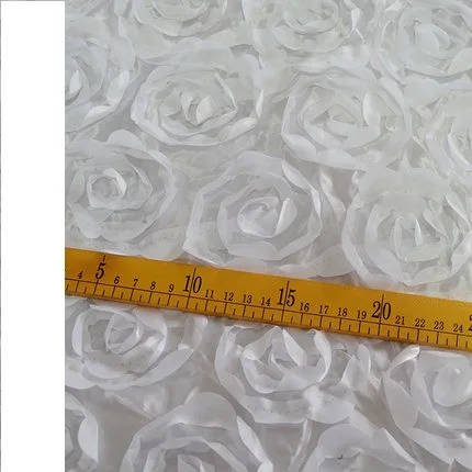 Трехмерная 3d Роза свадебный реквизит декоративная ткань ковровая вырез
