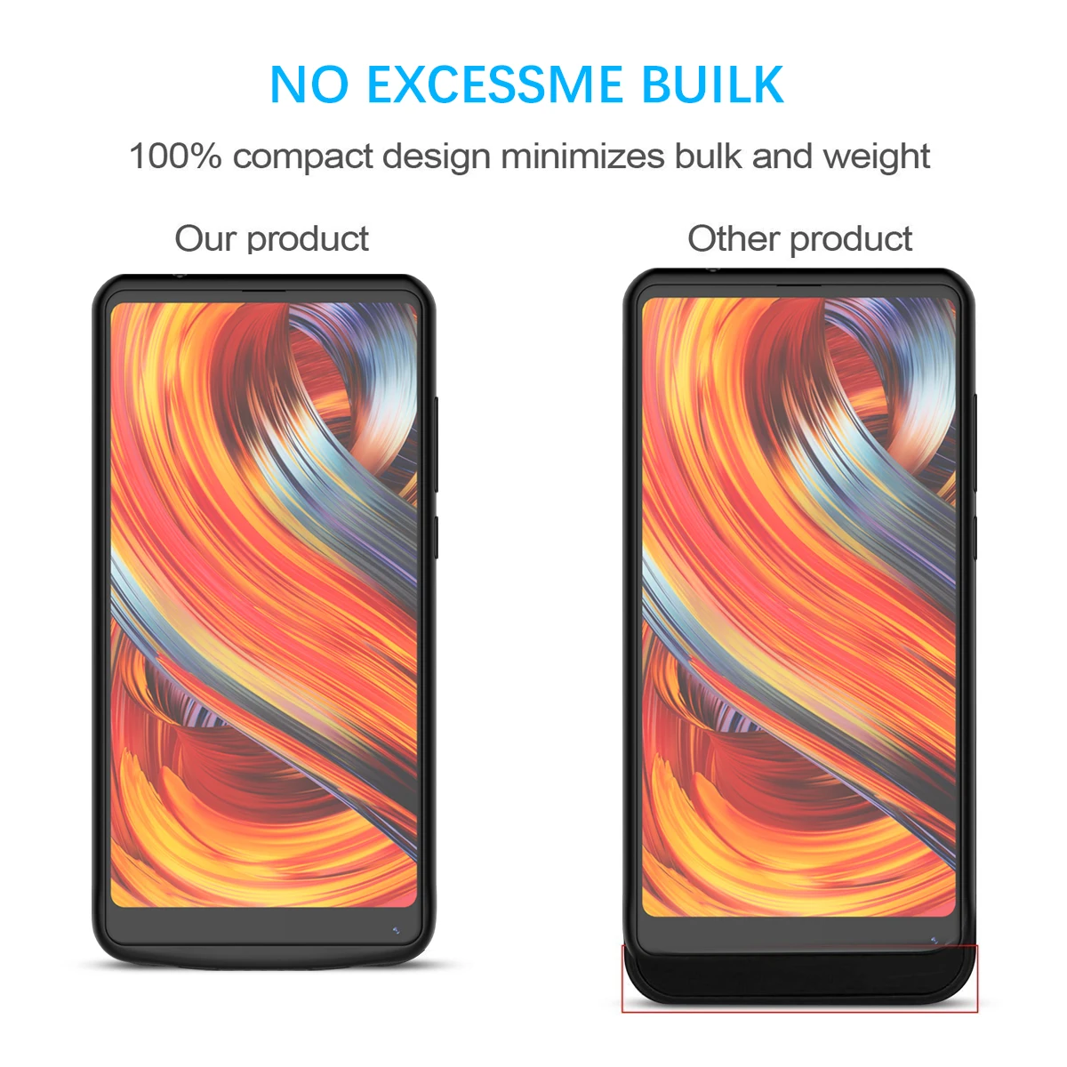 Для Xiaomi Mi Mix 2 Батарея Зарядное устройство чехол для телефона 4700 mAh Мощность банка зарядки чехол внешнее резервное зарядное устройство чехол для Xiaomi Mi Mix 2