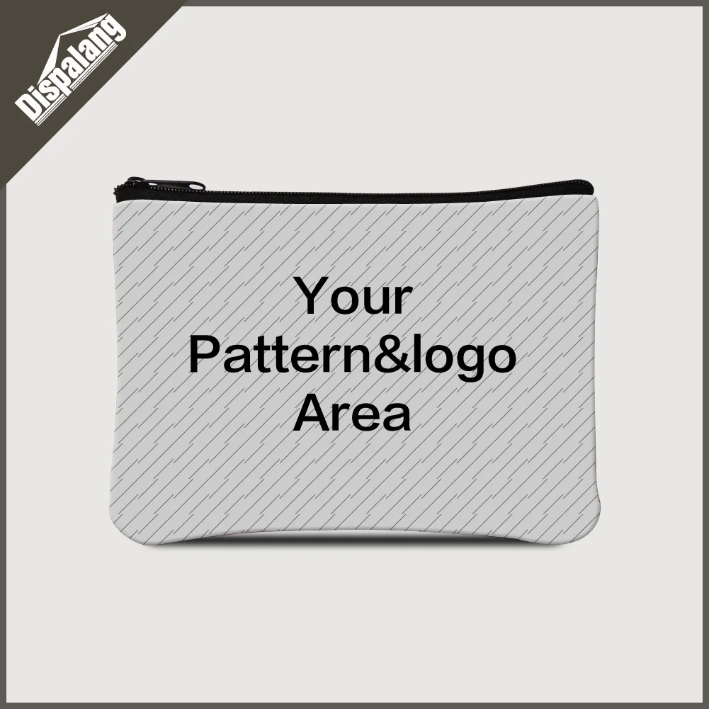 Customize Coin Purse Dispalang, женские кошельки, джинсовые, с принтом, женские, маленькие, на открытом воздухе, кошелек, для девочек, клатч на молнии, для детей, мини, для денег, сумка для ключей - Цвет: Customize Coin Purse