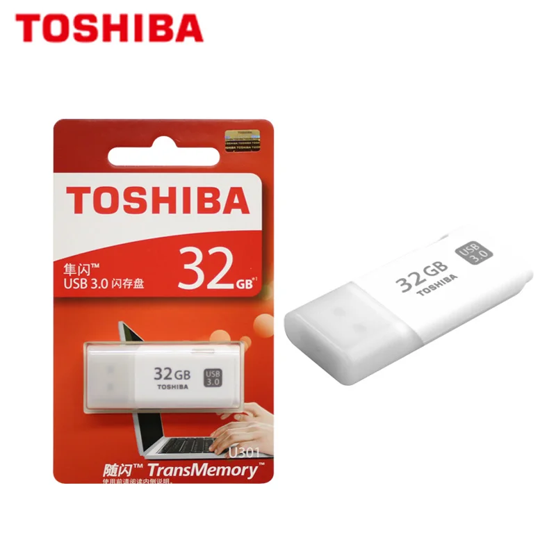 100% Оригинал Toshiba U301 USB флеш накопитель 32 ГБ 3 0 высокоскоростной карта памяти Мини U