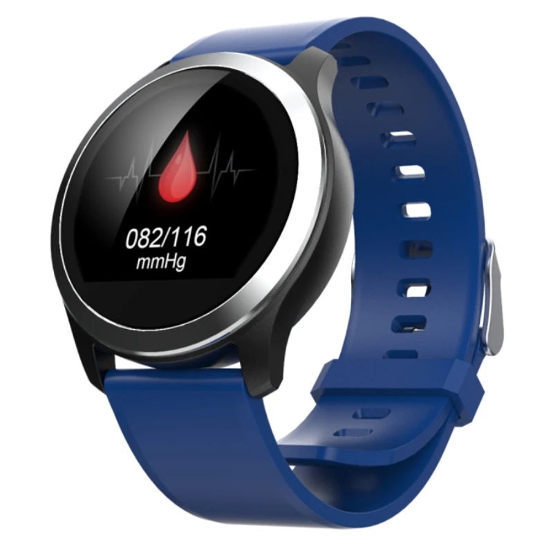 blue Congdi Смарт-часы Z03 ЭКГ PPG Смарт-часы кровяное давление пульсометр умные часы IOS Android - Цвет: blue