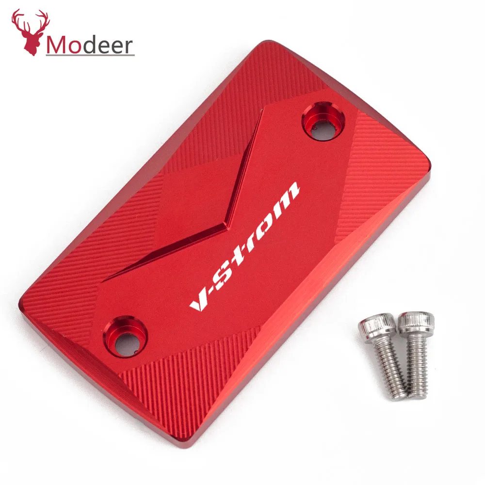 CNC Aluminum Motorcycle Front Brake Fluid Reservoir Cap Cover For SUZUKI DL650 VSTROM 2004-2022 2019 2018 2017 2016 2015 2014 | Автомобили