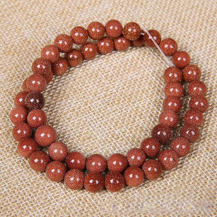 gold Sands stone scattered beads factory direct DIY men and women universal accessories wholesale | Украшения и аксессуары