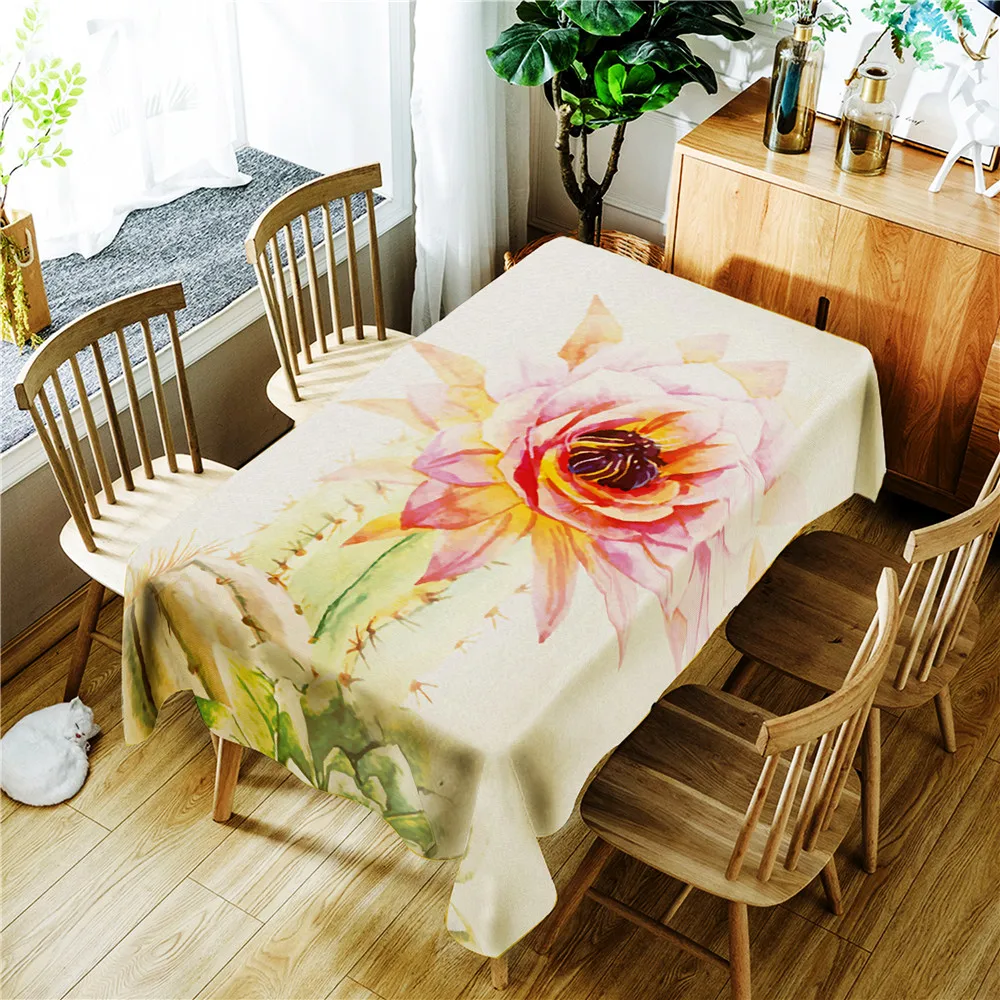 3D цифровая печать, прямоугольник, полиэстер, столовая, resurant, кухня, водостойкая скатерть, 12 типов