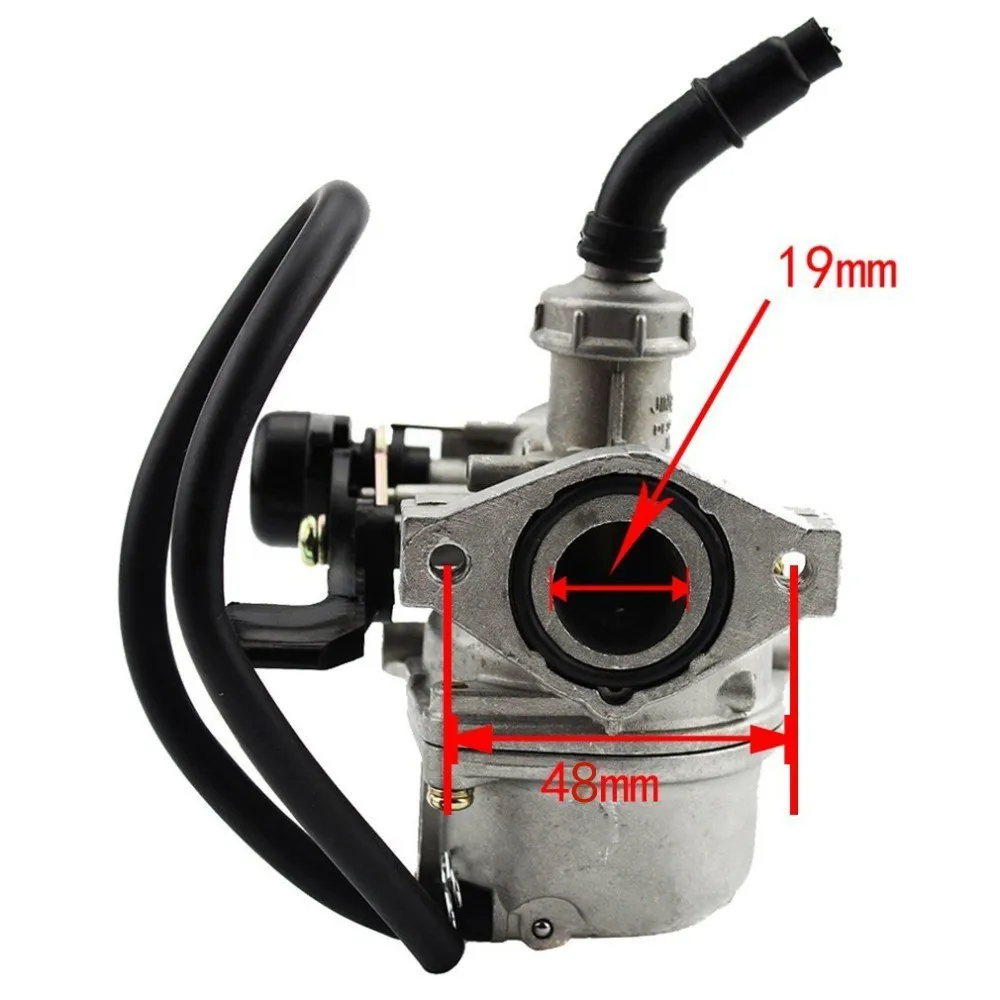 GOOFIT гоночный карбюратор 19 мм воздушный фильтр в сборе прокладка трубы для