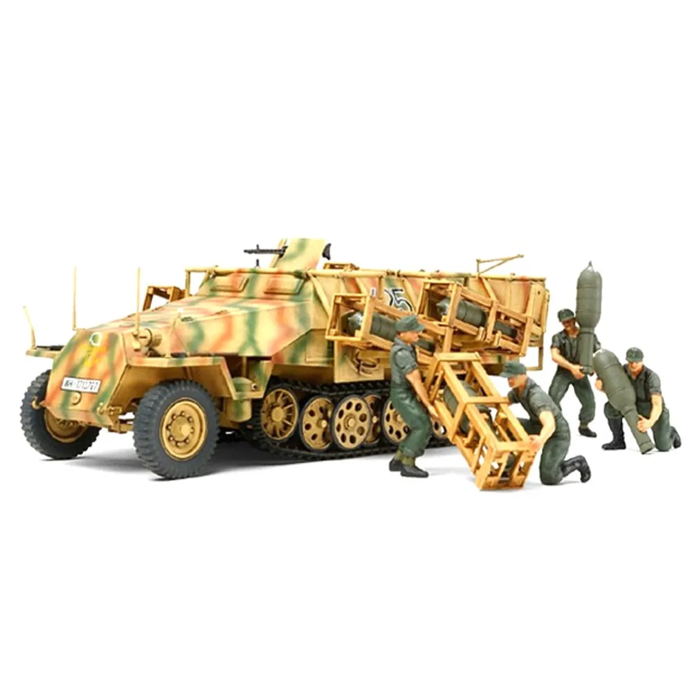 Tamiya 35151 1/35 Stuka ZU Fuss Mtl-Spw Sd Kfz 251/1 Ausf D Wurfrahmen 40 Военная сборка AFV модель строительные