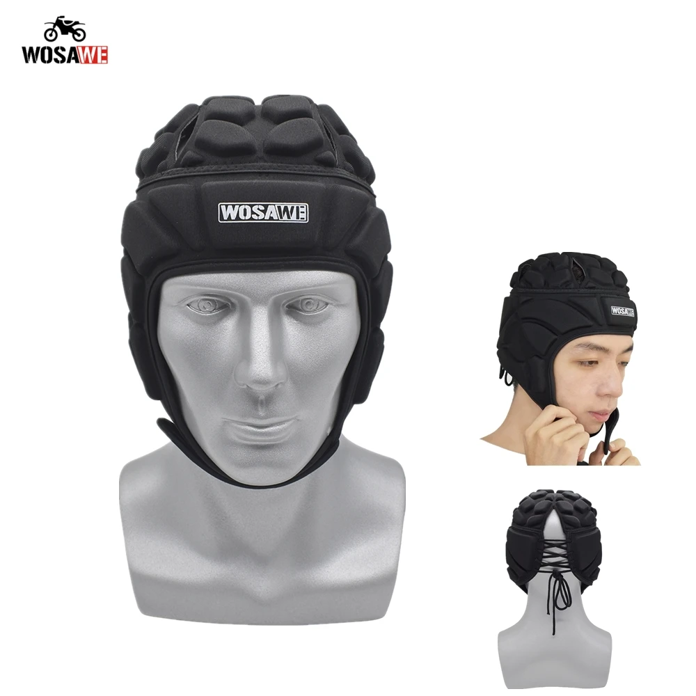 WOSAWE Мужская Профессиональная футбольная искусственная головка для регби |